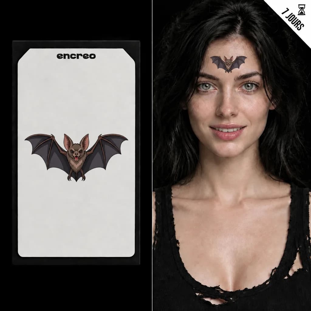 CHAUVE-SOURIS - TATOUAGE TEMPORAIRE — visuel 1