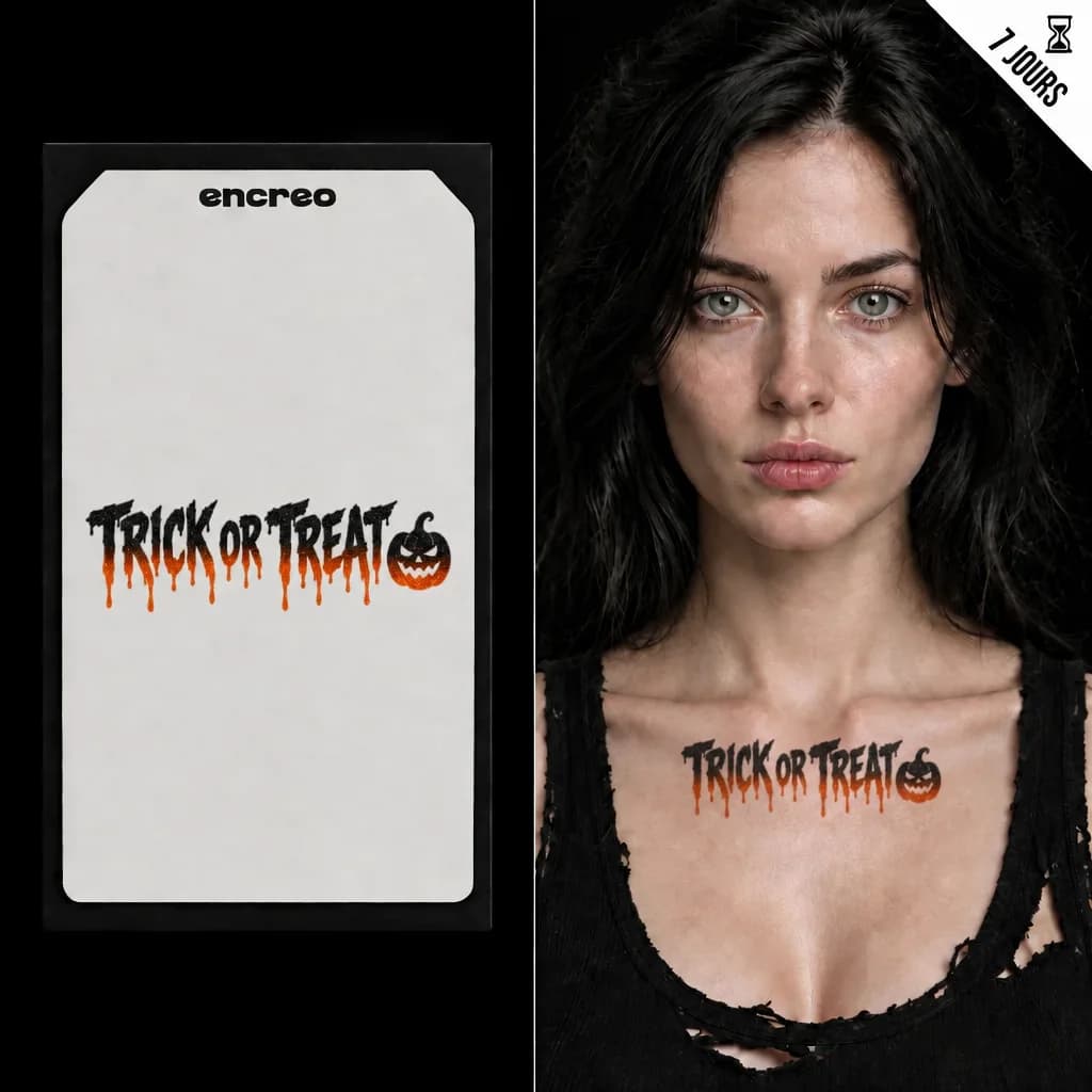 TRICK OR TREAT - TATOUAGE TEMPORAIRE — visuel 1