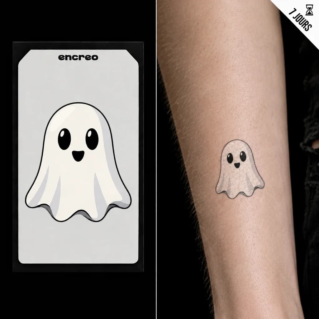 FANTÔME MIGNON - TATOUAGE TEMPORAIRE