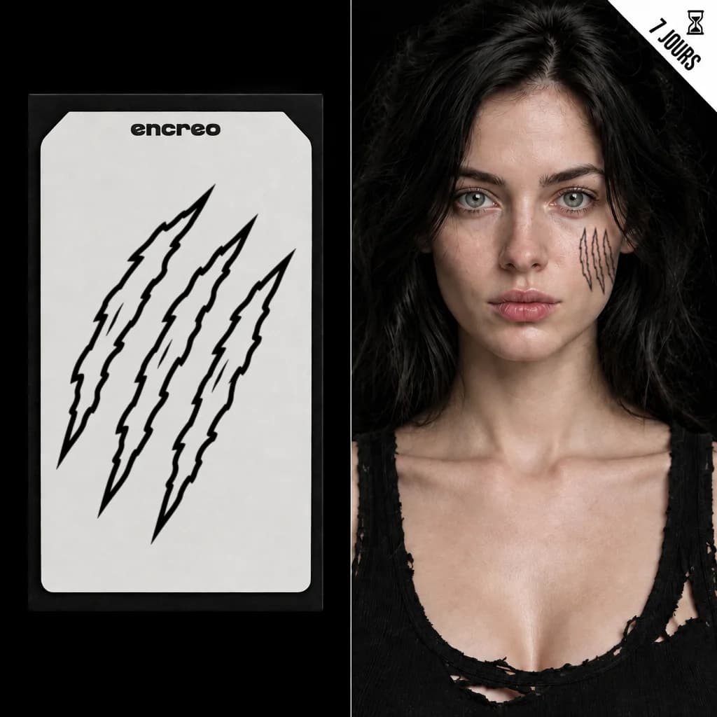 GRIFFURES CONTOUR - TATOUAGE TEMPORAIRE