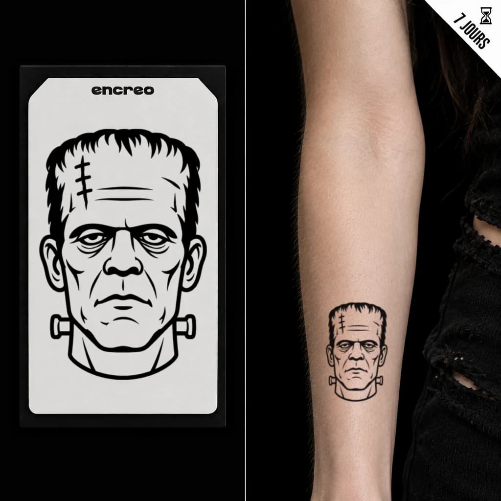 FRANKENSTEIN - TATOUAGE TEMPORAIRE